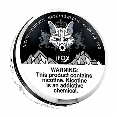 שקיות ניקוטין שחורות של פוקס לבן